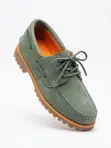 Men's Timberland Sage Green / Slate Grey Boat Shoes - 1