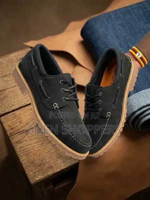 Premium Matte Black Timberland 3-Eye Rugged Lug Loafer