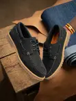 Premium Matte Black Timberland 3-Eye Rugged Lug Loafer - 1