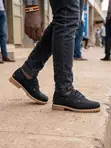Premium Matte Black Timberland 3-Eye Rugged Lug Loafer - 3