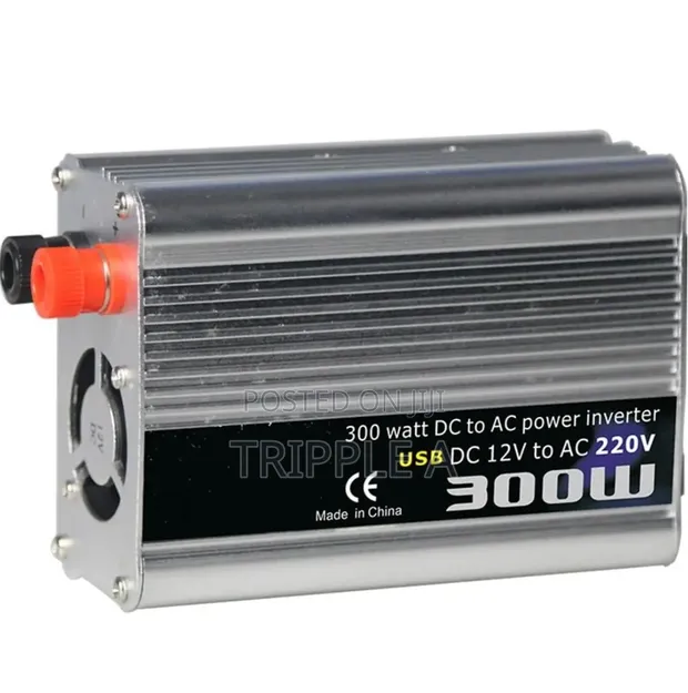 300W Power Inverter DC 12V to AC 220V with USB Display - 1