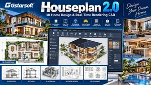 Gstarsoft Houseplan 2.0 | 3D Home Design Software