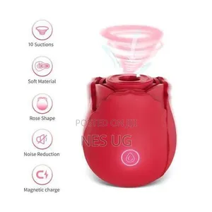 Rose Vibrator with 10 Modes & Sucking Function