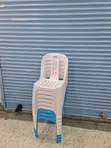 Spanspace Plastic Dining Chairs (White, Brand New) - 3