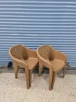 Brand New Plastic Dining Chairs (Set of 4) - 3
