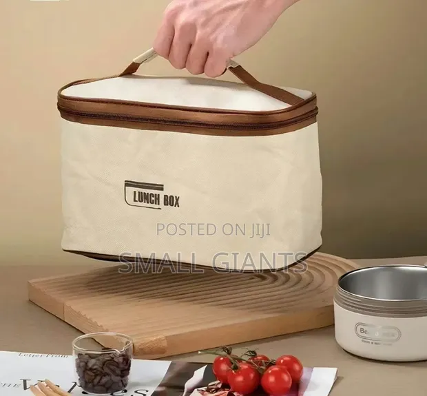 5-in-1 Food Flask with Insulated Bag Carrier - 1