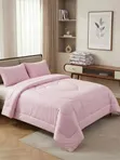 5x6 Duvet Set - Pink (1 Duvet, 1 Bedsheet, 2 Pillowcases) - 1