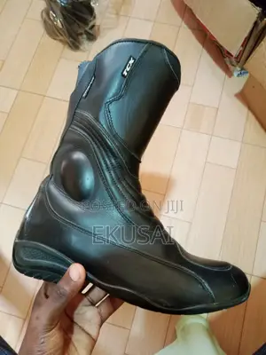 TCX Unisex Biker Boots - Black Leather