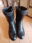 TCX Unisex Biker Boots - Black Leather - 3
