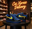 Nike Air Force 1 Blue Patent Sneakers - 1