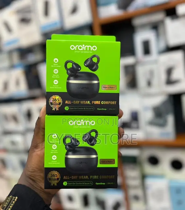 Oraimo OpenSnap (OPN-373) Clip-on Open-Ear Earbuds - 1