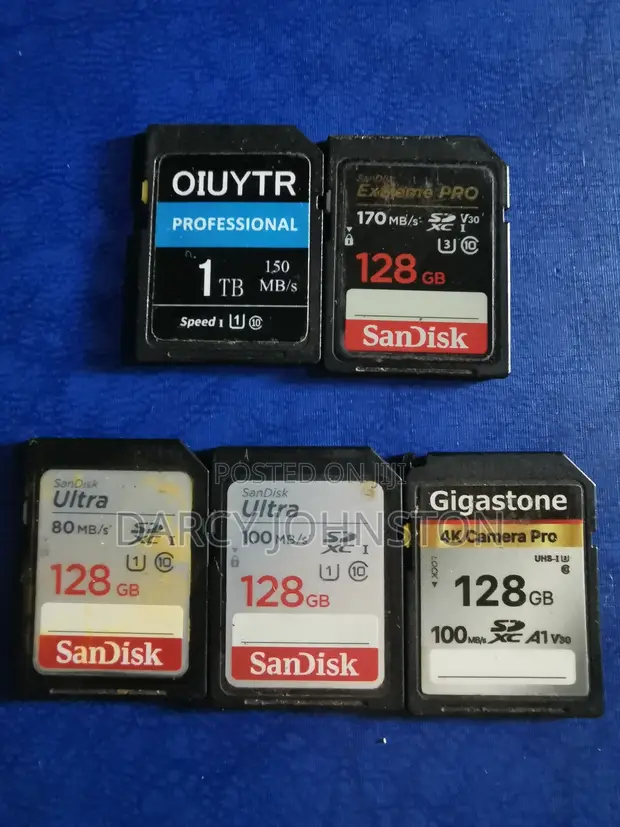 Sandisk 128GB & 1TB SD Cards - 1
