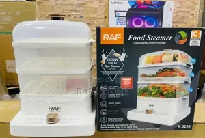 Raf Electric Food Steamer, 3 Tiers, 12L