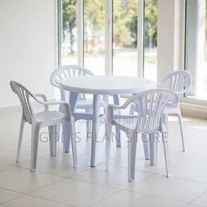Outdoor Garden, Bar, Restaurant Plastic Table and Chairs