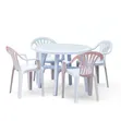 Outdoor Garden, Bar, Restaurant Plastic Table and Chairs - 2