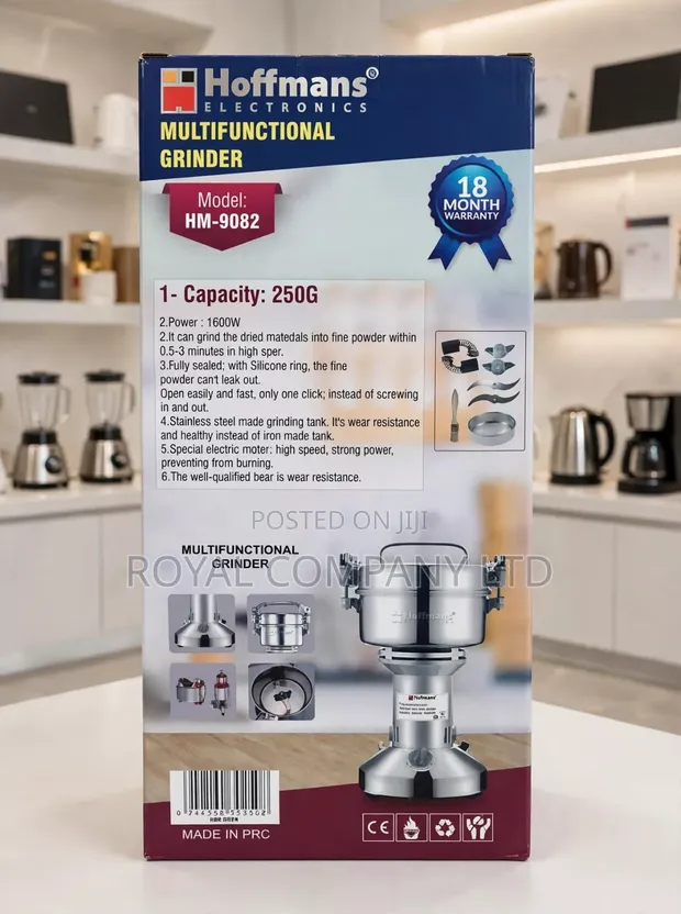 Hoffmans 250g Multifunctional Electric Grinder HM-9082 - 1