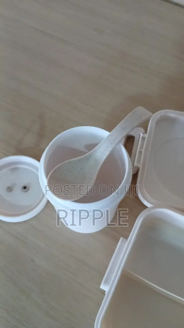 Aerbes 1200ml Lunch Box with Cup, Spoon & Fork - 1