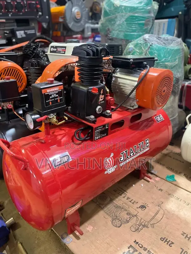 Belt Driven Air Compressor - 50L Tank - 1