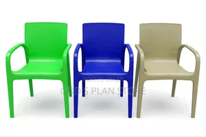 Brand New Plastic Dining Chairs (Set of 4)