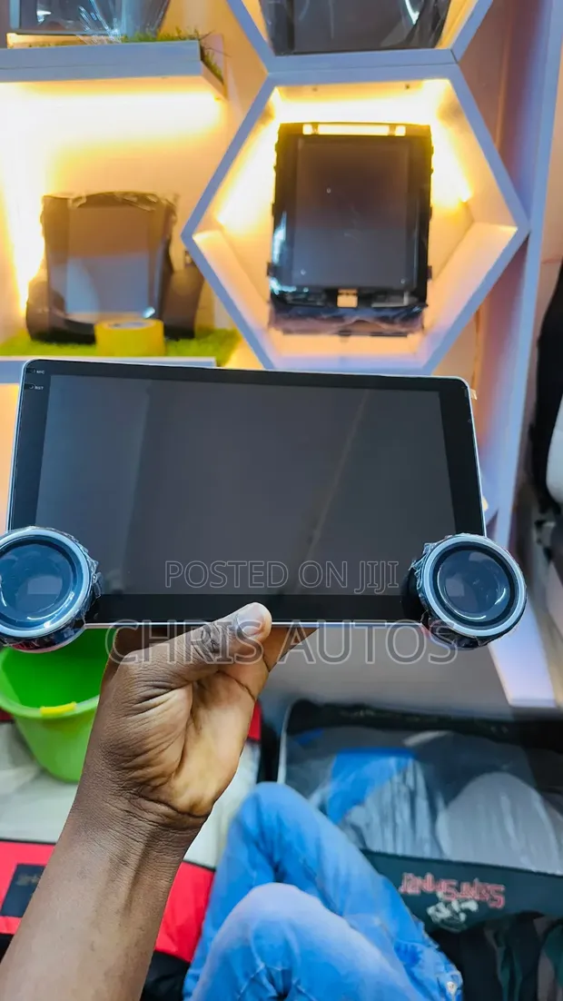 Universal Dual Knob Android Car Screen with YouTube & Internet - 1