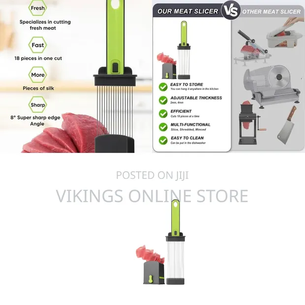 Manual Meat Slicer & Tenderizer Set - 1