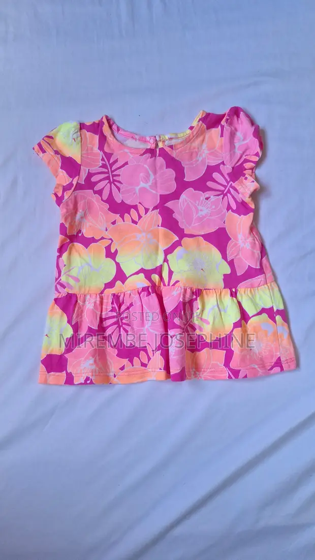 Baby Girl Dress - Pink, 12-18 Months - 1