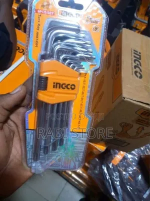 9-Piece Extra Long Arm Torx Key Set