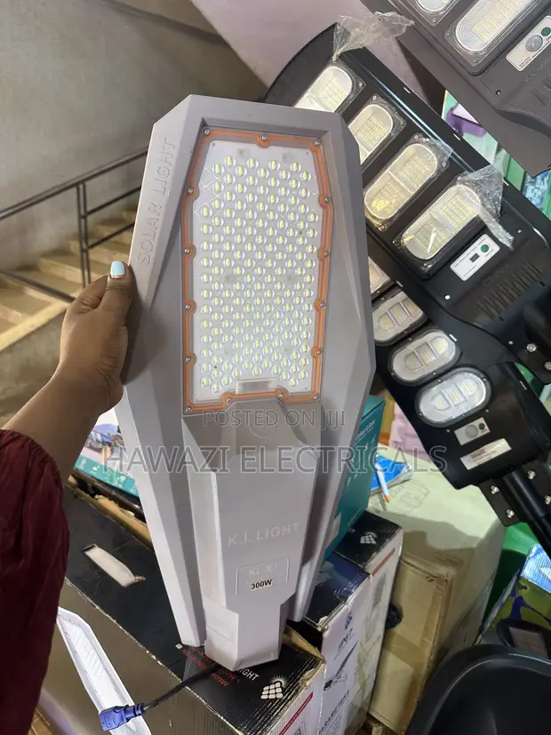 300W Solar Streetlight with Panel - 1