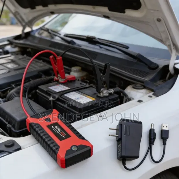 High-Power Multi-Function Car Jump Starter & Power Bank Kit - 1