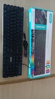 Aerbes RGB Gaming Keyboard USB Wired LED Backlit - 1