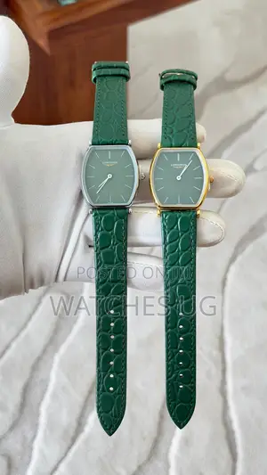 Longines Ladies Watch - Green Leather Band