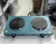 Winning Star 1000W+1000W Double Electric Hot Plate Cooker - Blue - 4