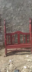 Used 4x6 Wooden Bed - 1