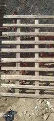 Used 4x6 Wooden Bed - 2