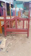 Used 4x6 Wooden Bed - 3