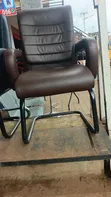 Comfortable Brown Executive Guest Chairs (Set of 2) - 1