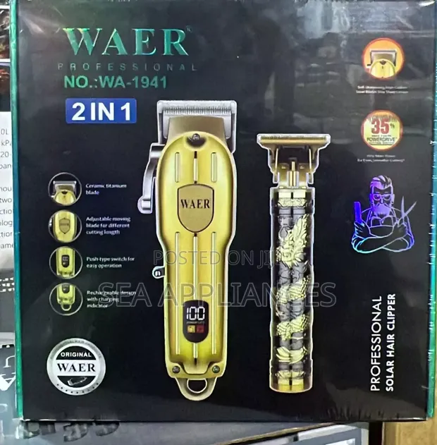 Wella Rechargeable 2-in-1 Hair Clipper - 1