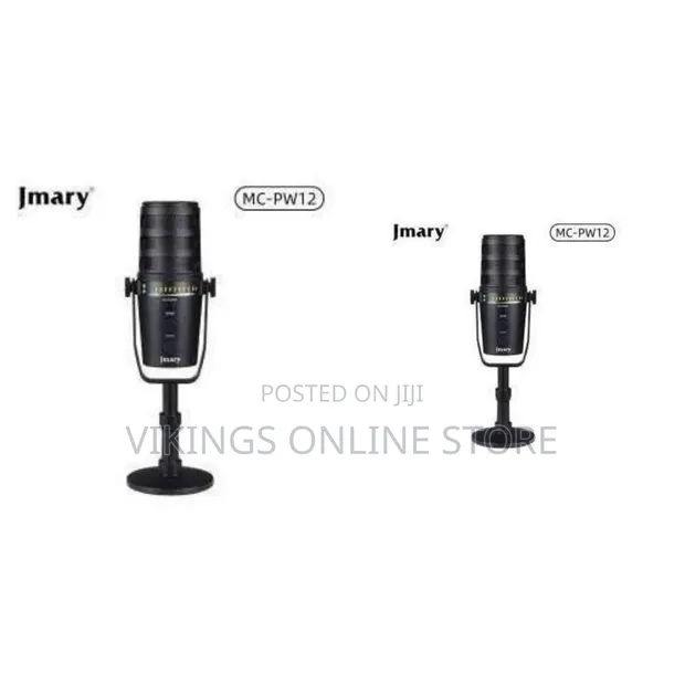 Jmary MC-PW12 Desktop USB & XLR Condenser Microphone - 1