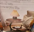 2-Tier Round Side Table with Metal Frame - 2