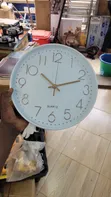 Pink Wall Clock with Rose-Gold Numbers - 2