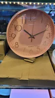 Pink Wall Clock with Rose-Gold Numbers - 3