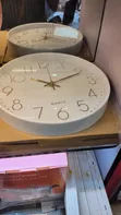 Pink Wall Clock with Rose-Gold Numbers - 5
