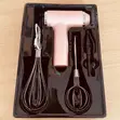 Aerbes Rechargeable Electric Hand Mixer - 3 Speed, Pink - 4