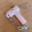 Aerbes Rechargeable Electric Hand Mixer - 3 Speed, Pink - 5