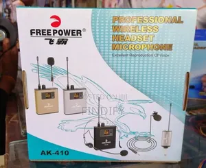 Wireless Headset Microphone/Lavalier Mic with Transmitter