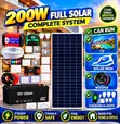 200W Full Solar System with 500W Inverter & 120Ah Battery - 1