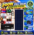 200W Full Solar System with 500W Inverter & 120Ah Battery - 2