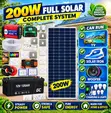 200W Solar Power System with 12V 120Ah Battery - Complete Kit - 1