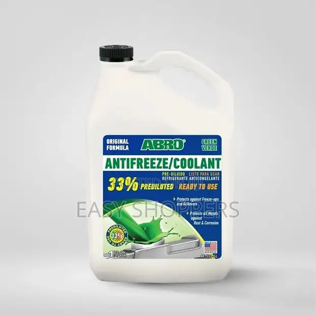 ABRO Prediluted Green Anti-Freeze Coolant - 1 Gallon - 1