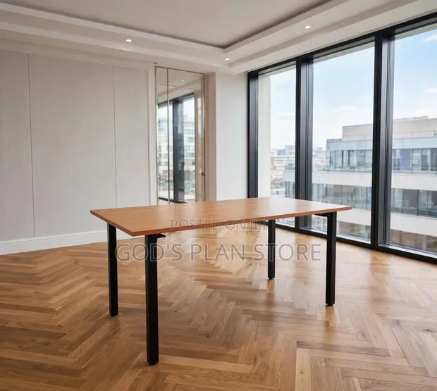 Natural Wood Foldable Table - 1